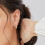 Gold Plated Twisted Stud Earrings for Women 5