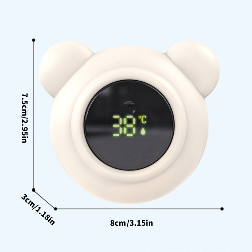 Baby Bath Thermometer LCD Auto Shutoff ABS 1 pc 2