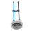 Dual Flush Toilet Tank Push Button Kit Silver ABS Stainless 6