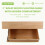 Solid Wood Floating Shelf with Hidden Compartment, Wall-Mounted Storage Rack, Home Decor B 3