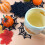 Halloween Placemats Black Bats Antislip Heat-Resistant 5
