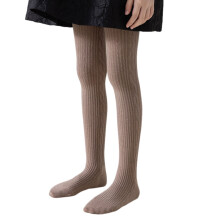 Toddler Girls Footed Leggings Ultra Soft Coffee 3-5 Years