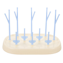 Baby Bottle Drying Rack White Detachable 1-Pack