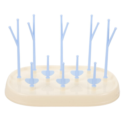 Baby Bottle Drying Rack White Detachable 1-Pack