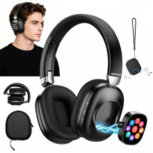 MPOW 2-in-1 Bluetooth Over Ear Headphones Earphones Headset Touch Screen Speaker