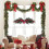 Rattan Christmas Wreath Large Artificial Green Decor 5