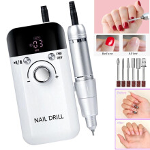 Electric Nail Drill Machine Manicure PRO 45000RPM Pedicure Nail File Bits Kit UK
