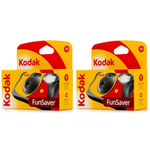 2 x TWO Kodak Fun Flash Disposable SUC Camera 27exp. + 12 FREE = 39exp. UK BNIP
