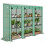 46 x 215 cm Nine-Shelf Greenhouse - Green 1