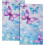 Butterfly Hand Towels Purple Blue 2 Pack 1