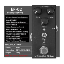 Electric Guitar Effect Pedal 9V 10 Sounds