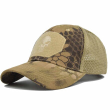 Skull Mesh Trucker Hat Tactical Camo Outdoor Hunting Hiking