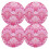 Pink Abstract Shells Round Placemat 1 Piece 2