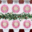 Pink Abstract Shells Round Placemat 1 Piece 7