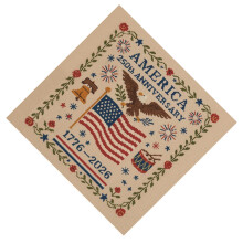 US 250th Anniversary Cross Stitch Pattern Kit