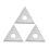 Reversible Hardened Steel Scraping Blade Triangular Tool 3 1