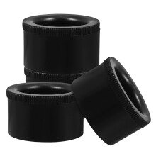 Black ABS Adjustable Sofa Legs 4-Pack