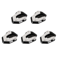 5X Kickstand Foot Side Stand Extension Pad Support Plate for Z400 Z650 Z900 250/300 650 Er-6N (Black)
