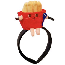 Hamburger Plush Headband Cartoon Hairband for Women