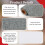 Gray Polyester Book Binding Cloth 39.4 x 16.9 in 4