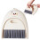 Mini Cartoon Keyboard Cleaning Brush Set with Handle 1 Pack 1