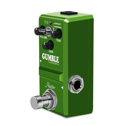 ROWIN LN315 Gumble Overdrive Gitarr Effekt Pedal för  Overdrive Pedal för  Single-Block True Bypass för Elgitarr Bas 2