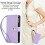 Purple RFID-Blocking Flip Wallet Case for Samsung Galaxy 8