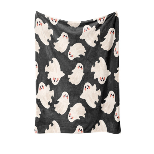 Halloween Fleece Blanket Soft Plush Cozy 1 pc