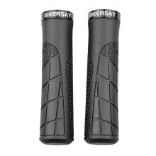 Handlebar Grips TPR Rubber 2 Pieces Black