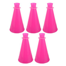 Plastic Party Megaphone Cheerful Events 5 Pieces