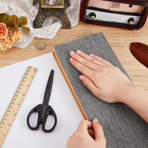 Gray Polyester Book Binding Cloth 39.4 x 16.9 in 2