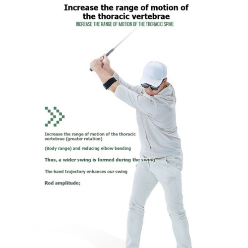 Swing Practice Trainer  Swing Width Trainer Adjust Rotation Backswing for Men Women  Beginners Pros White 2