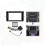 9" 2 Din Car Radio Frame Dashboard Fitting Panel for  MQB  VI  MK7 T6 Bora Dvd Gps Mp5 Android Multimedia 2