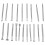 20 Pcs Leather Stamping Tools Special Shape Different Patterns for Carving  Leather Working Professional 6