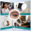 30X Doppelseitiger LED-Spiegel 3 Farben, Handheld Desktop Reise-Make--Spiegel mit Pinzette 6