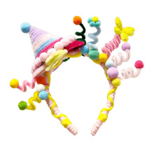 Handmade Twist Birthday Headband Adjustable Festive Hair