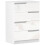 Chest of Four High Gloss Front Drawers - White 1