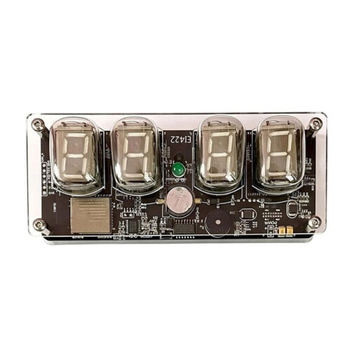 Horloge à Tube Nixie EI422 4 Bits avec WiFi, Haut-Parleur  Intégré, Support de Télécommande 2