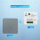 RF Wireless  Light  Without Neutral 433Mhz Wireless Remote Control  Kit AC110-250V for Light Lamp Gray 3