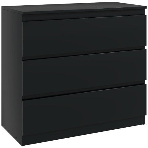 Chest of Three Drawers - Black