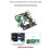 Waveshare PCIe to M.2 Multifunctional Adapter Board RTL8125 2.5GbE Ethernet Controller 4K Output for Raspberry Pi 5 10