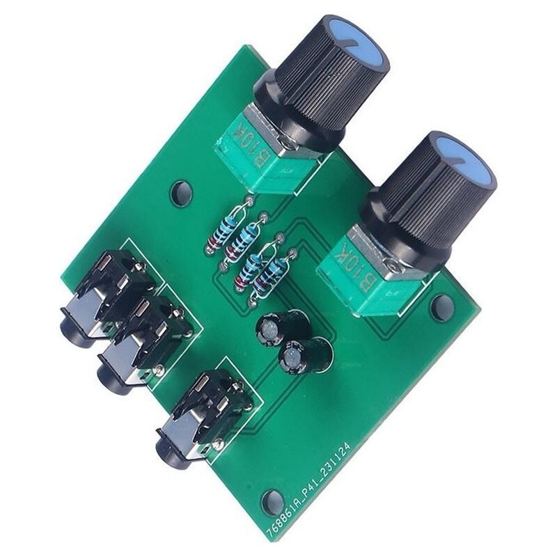 Dual Channel Controller Hi-Fi Dual-Channel Stereo Passive Headphone Amplifier Preamplifier Tone ...