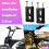 Elevadores de Guidão de 7/8 Polegadas 22mm para  Moto de Trilha Compatível com BT200X CT200U-EX para Apollo SSR CRF110 para  MB200 Prata 5