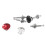 4pc Universal Aluminum Push Button Quick Release Car Front Bumper Hood Pin Engine Bonnet Lock for Racing Silver 6