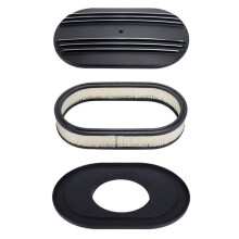 11.81Inch Air Filter Cleaner Assembly Washable Air Filter Element Oval Air Filter Cleaner