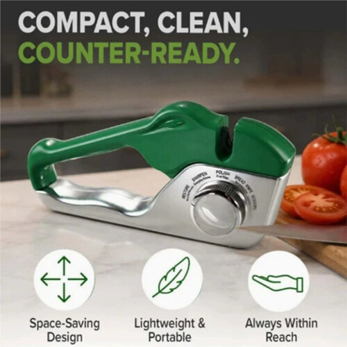 Blade Honing Tool with Rotating Adjustable Sharpener Portable Handheld Sharpening Tool Easy to Use Wear-Resistant 1