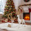 Gold Electroplated Deer Decor Set with 6 Christmas Cards 5