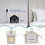 Digital Alarming Clock, Bedroom Clock with Date and Week Indicator, Double Alarm, Dimmer and Ambient Light 6