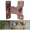 Home Security Red Bronze Privacy Security for  Enhanced Security Multi-Scene Use Rustproof User-Friendly Design 2