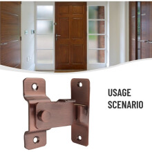 Home Security Red Bronze Privacy Security for Enhanced Security Multi-Scene Use Rustproof User-Friendly Design